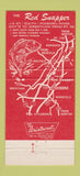 Matchbook Cover - Red Snapper Foxoboro MA restaurant 30 Strike
