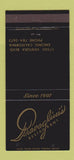 Matchbook Cover - Psravaglini's Restaurant Encino CA 30 Strike