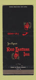 Matchbook Cover - Joe Capra's Red Lantern Inn North Hollywood CA 30 Strike