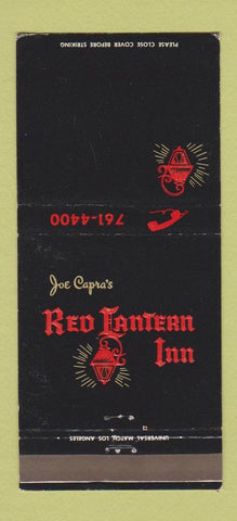Matchbook Cover - Joe Capra's Red Lantern Inn North Hollywood CA 30 Strike