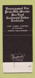 Matchbook Cover - Joe Capra's Red Lantern Inn North Hollywood CA 30 Strike