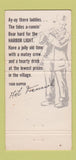 Matchbook Cover - The Village Saloon Harbor Light Tiburon CA 30 Strike