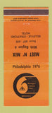 Matchbook Cover - Meet n Mix Convention Philadelphia 1976 30 Strike