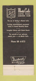 Matchbook Cover - Monte Carlo Hotel Miami Beach FL 30 Strike