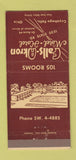 Matchbook Cover - Falls Akron Motel Cuyahoga Falls OH 30 Strike