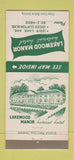 Matchbook Cover - Lakewood Manor Motorist Hotel Cleveland OH 30 Strike