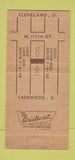 Matchbook Cover - Lakewood Manor Motorist Hotel Cleveland OH 30 Strike