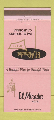 Matchbook Cover - El Mirador Hotel Palm Springs CA 30 Strike