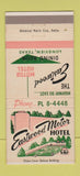 Matchbook Cover - Eastwood Motor Hotel Longview TX 30 Strike