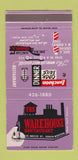Matchbook Cover - Warehouse Restaurant South Boston MA 30 Strike