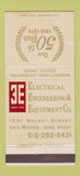 Matchbook Cover - Electrical Engineering Equipment Des Moines IA 30 Strike