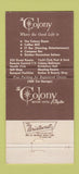 Matchbook Cover - Colony Motor Hotel Clayton MO 30 Strike