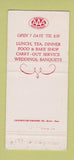 Matchbook Cover - Village Manor Grosse Pointe MI 30 Strike