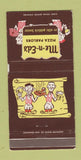 Matchbook Cover - Me n Ed's Pizza San Jose Santa Clara Campbell CA 30 Strike