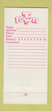 Matchbook Cover - T Town San Antonio TX Tejano 30 Strike