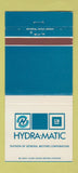 Matchbook Cover - GM Hydramatic General Motors  30 Strike