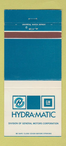 Matchbook Cover - GM Hydramatic General Motors  30 Strike