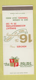 Matchbook Cover - Palms Restaurant 1969 Torrance CA 30 Strike