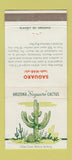 Matchbook Cover - Saguaro Cactus Tumblers Glasses 30 Strike
