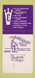 Matchbook Cover - Empire Motel Downey CA 30 Strike
