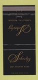 Matchbook Cover - Schooley Kansas City MO office furniture supply 30 Strike