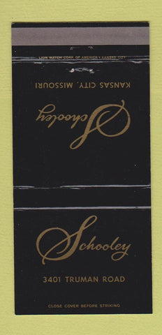 Matchbook Cover - Schooley Kansas City MO office furniture supply 30 Strike