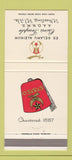 Matchbook Cover - Shriners Club Osiris Temple Wheeling WV 30 Strike