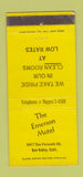 Matchbook Cover - Emerson Motel Sun Valley CA WEAR 30 Strike