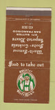 Matchbook Cover - Mister Hof Brau San Francisco CA restaurant 30 Strike
