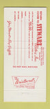 Matchbook Cover - Stewart Motors DeSoto Plymouth Baltimore MD 30 Strike