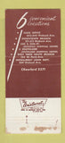 Matchbook Cover - Terre Haute First National Bank IN 30 Strike