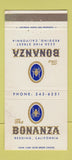 Matchbook Cover - Bonanza Redding CA WEAR 30 Strike