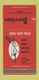 Matchbook Cover - The Barrister Pomona CA 30 Strike