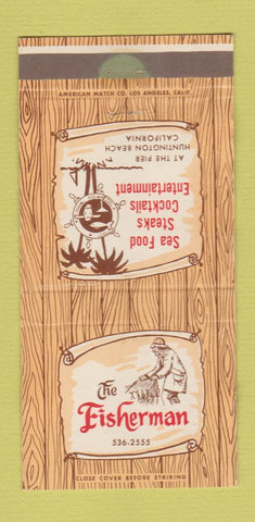 Matchbook Cover - The Fisherman Huntington Beach CA WEAR 30 Strike