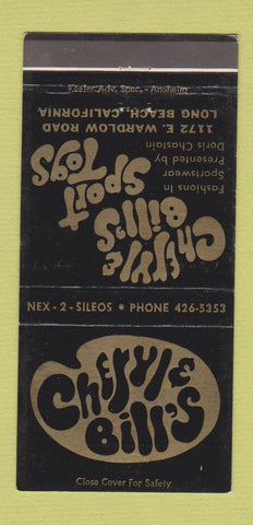 Matchbook Cover - Cheryl and Bill's Sport Togs Long Beach CA clothes 30 Strike