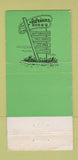 Matchbook Cover - Adrian's BBQ Motel Clarks Summit PA 30 Strike