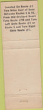 Matchbook Cover - Matchbook Cover Elks Club Biddeford Saco ME