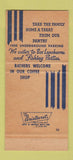 Matchbook Cover - Forum Restaurant Fort Lauderdale FL 30 Strike