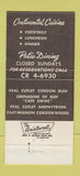 Matchbook Cover - Cafe Swiss Beverly Hills CA 30 Strike