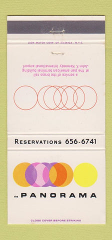 Matchbook Cover - Panorama JFK Airport Queens NY 30 Strike