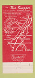 Matchbook Cover - Red Snapper Foxoboro MA restaurant 30 Strike