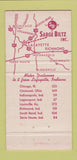 Matchbook Cover - Jarge Biltz Restaurant Lafayette IN WEAR 30 Strike