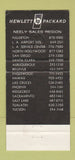 Matchbook Cover - HP Hewlett Packard  30 Strike