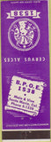 Matchbook Cover - Matchbook Cover Elks Club Santa Maria CA