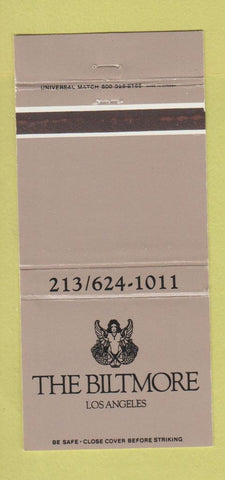 Matchbook Cover - The Biltmore Los Angeles CA 30 Strike
