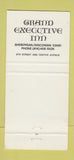 Matchbook Cover - Gibson Girl Room Grand Executive Inn Sheboygan WI 30 Strike