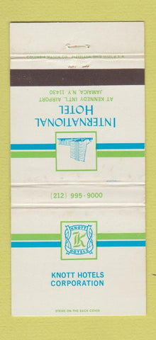Matchbook Cover International Hotel Jamaica NY JFK Airport Knott WEAR 30 Strike