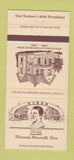 Matchbook Cover - Dixon National Bank IL Ronald Reagan 30 Strike