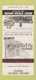 Matchbook Cover - Ross' Steak House Omaha NE Cleopatra Lounge 30 Strike