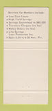 Matchbook Cover - Weston Credit Union Tacoma WA 30 Strike